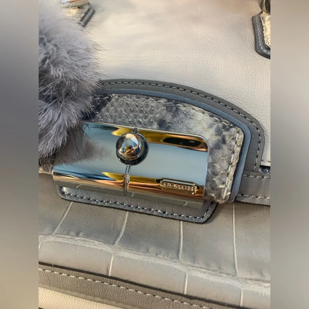 NWOT COACH KRISTIN SPECTATOR LEATHER DOMED SATCHEL - Picture 3 of 8